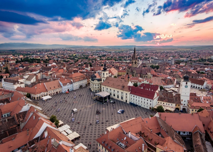 poza Sibiu - vizitați unul dintre cele mai frumoase orașe ale Europei